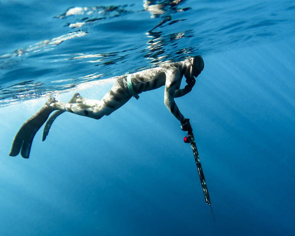 The Thrilling Adventure of pole spear Spearfishing