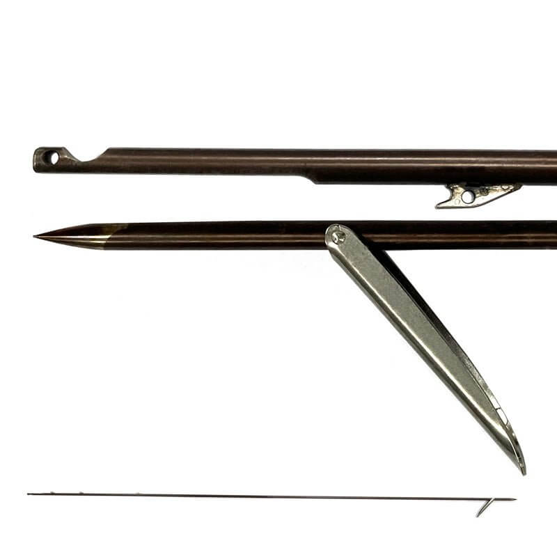 Spearfishing Speargun Shark Fin Spear Shaft Dia 7mm 75cm To 190cm 17-4PH  Stainless Steel Spear Shafts 1 Flopper