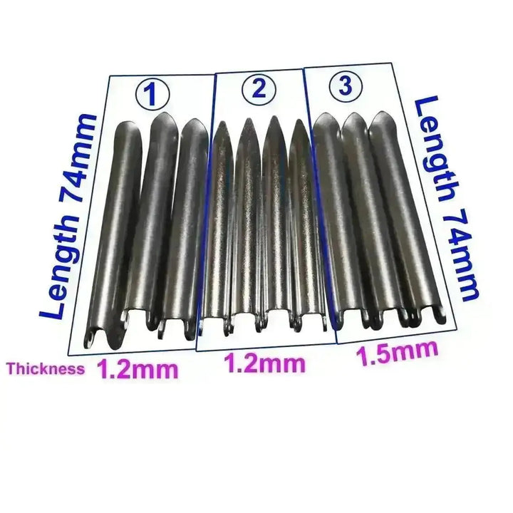 1.0mm 1.2mm 1.5mm Speargun Shaft Flopper Spearfishing Replacement Parts Stainless Steel Shaft Flopper With Rivet Pins - Spearfishing factory