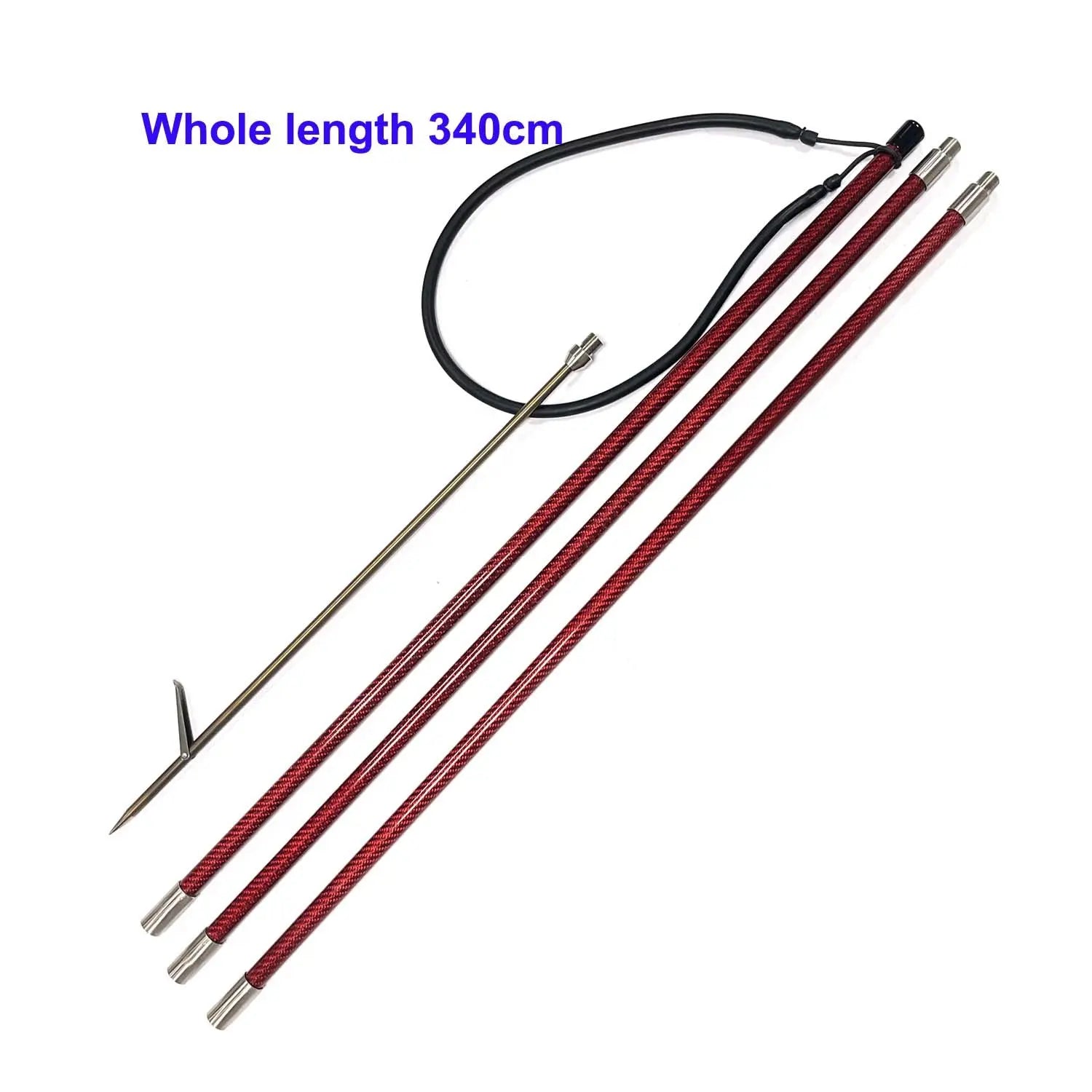 9FT Travel Hand Spear Carbon Harpoon Pole Spear Hand Omer Spearfishing factory 9FT Travel Hand Spear Carbon Harpoon Pole Spear Hand Omer Spearfishing factory