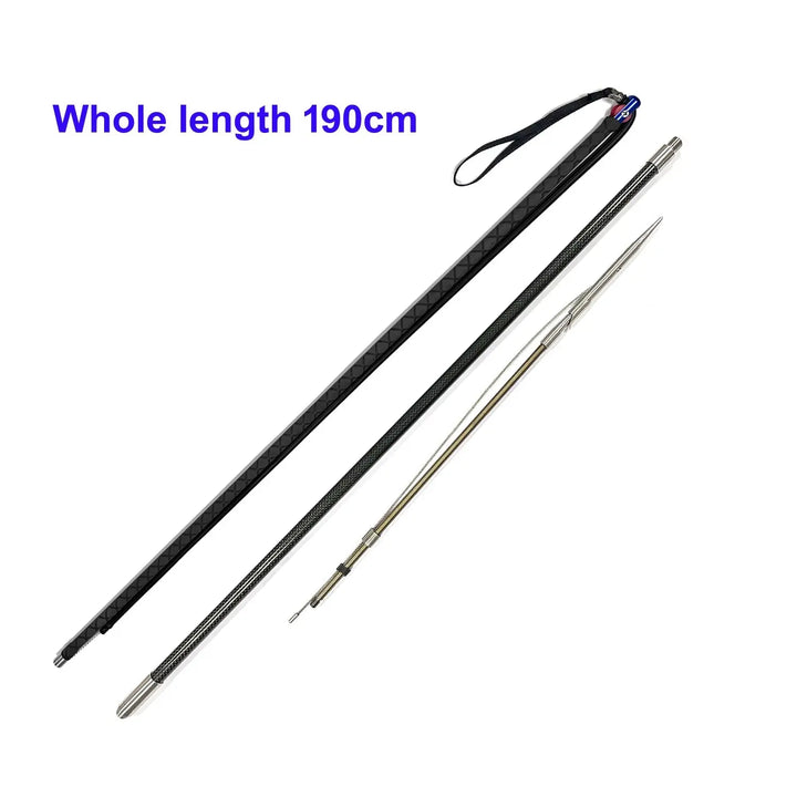 190cm 240cm Carbon Roller Pole Spear Spearfishing Hawaiian Sling Diving Hand Spear - Spearfishing factory