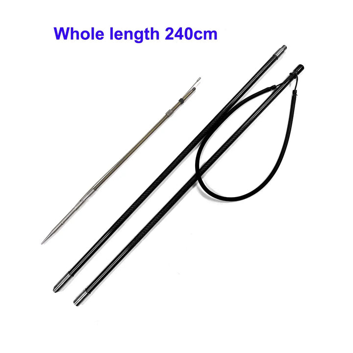 190cm 240cm Omer Hand Spear Carbon Fiber Polespear with Slip Tip Diving Scuba Pole Spear Harpoon Traveler - Spearfishing factory