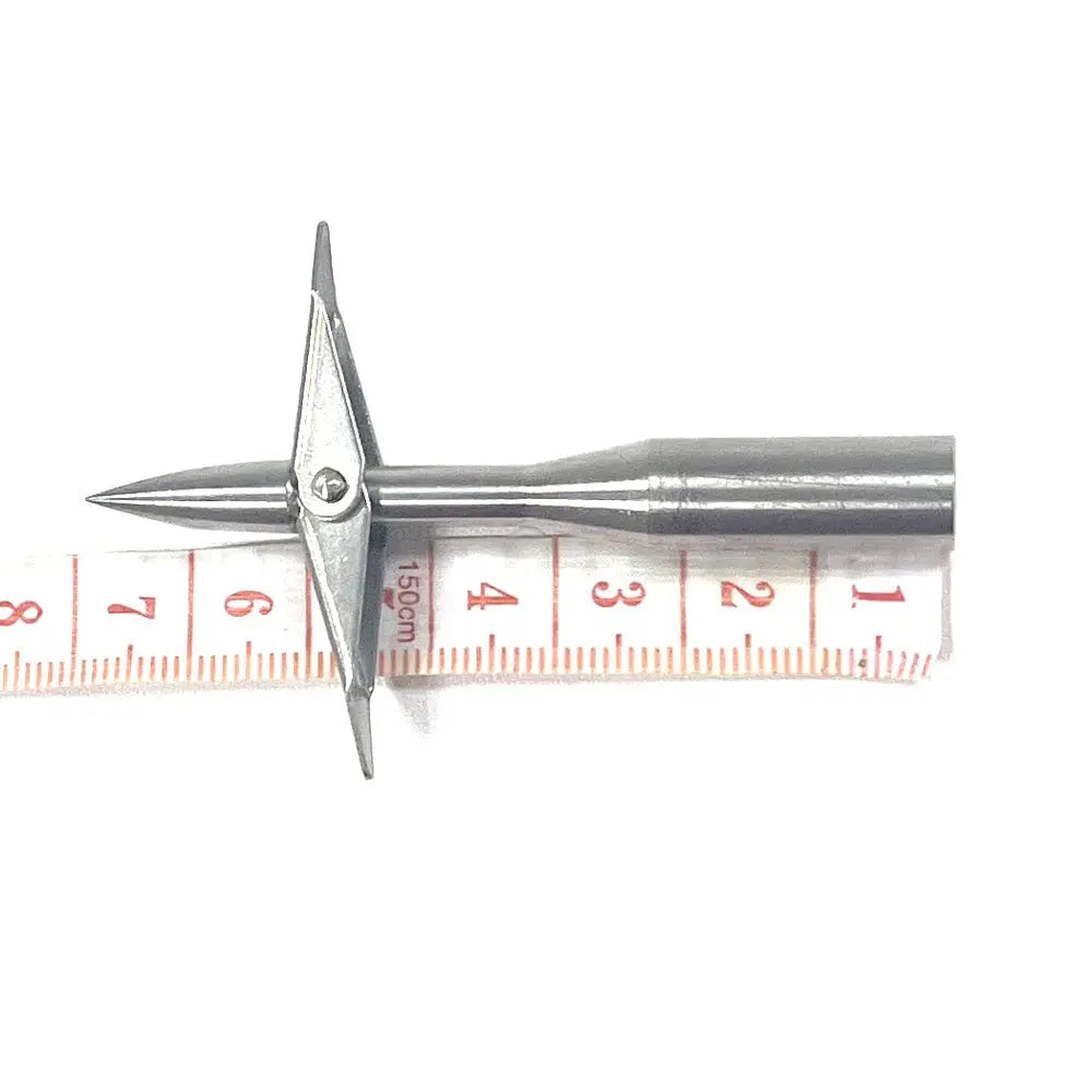 1pc Omer M7 Thread Pesca Spear Head Scuba Spear Tip Speargun Air Spear Pneumatic Harpoon Double Floppers - Spearfishing factory