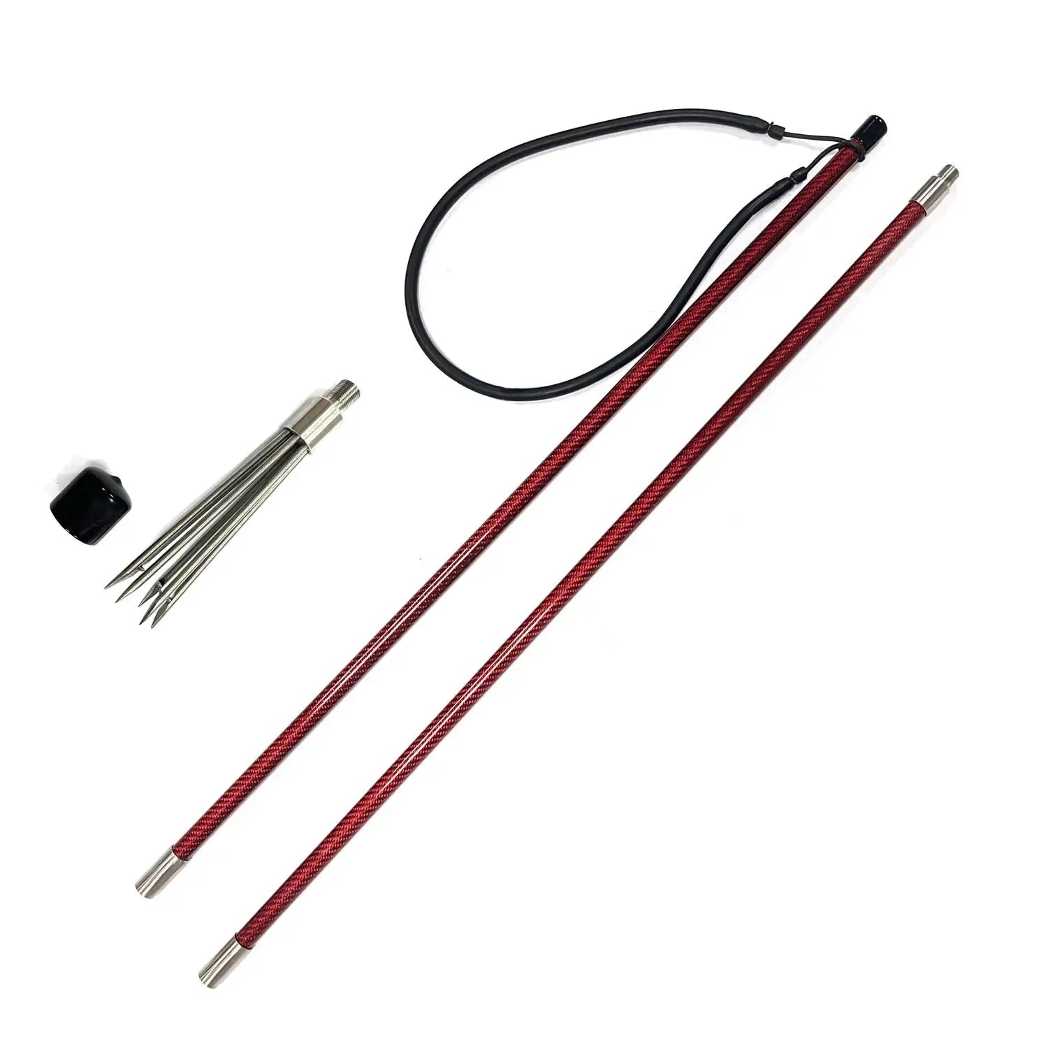 155/215cm Spearfishing Carbon Fiber Omer Pole Spear with 6 Paralyzer Tip Two Sections Hand Polespear Harpoon Pesca sub Spear - Spearfishing factory