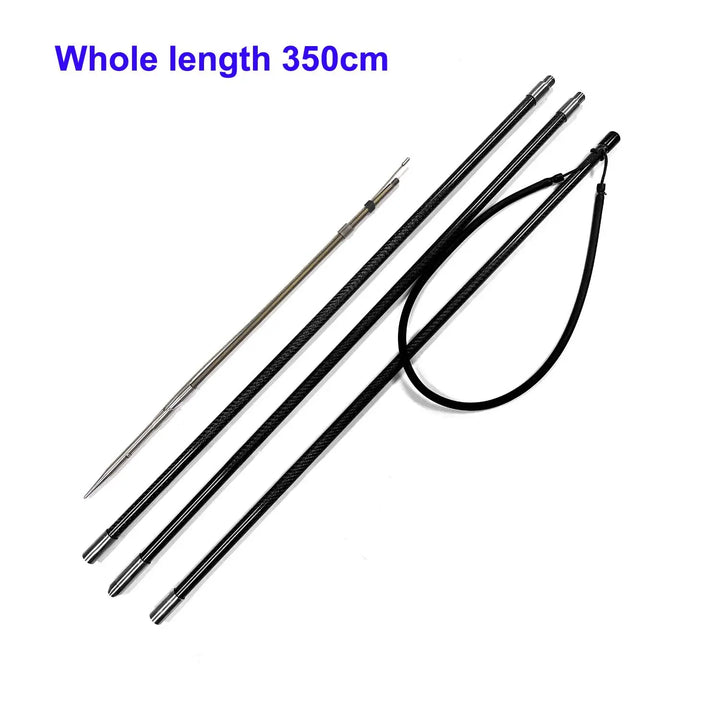 260cm 350cm Slip Tip Hand Spearfishing Carbon Fiber Polespear Diving Scuba Pole Spear Harpoon Traveler - Spearfishing factory