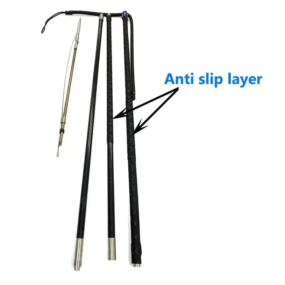 280cm Roller Polespear 9FT Carbon Fiber Pole Spear Hawaiian Sling - Omer Spearfishing factory