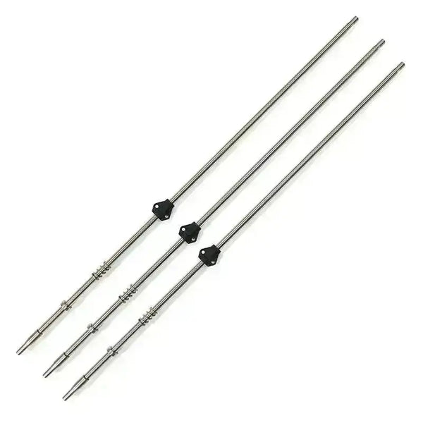 56cm 8mm Air Spear Stainless Steel Sharpshooter Pneumatic Shaft for Spearfishing Double Bards - Spearfishing factory