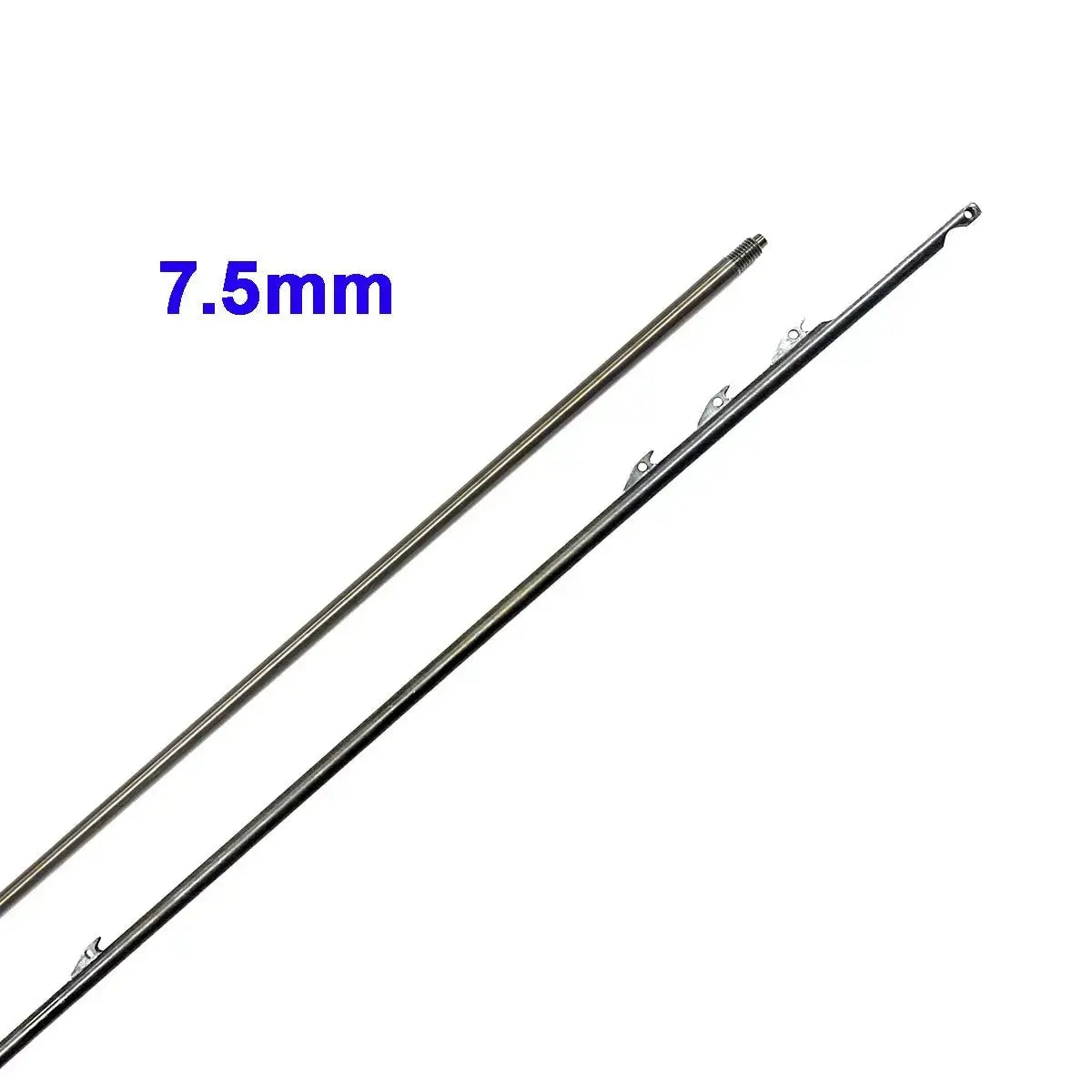 7.5mm Omer Type Diving Spear Threaded Shaft M7 Threaded 17-4 Stainless Steel Euro Shark Fins Spearfishing Shaft - Omer Spearfishing factory