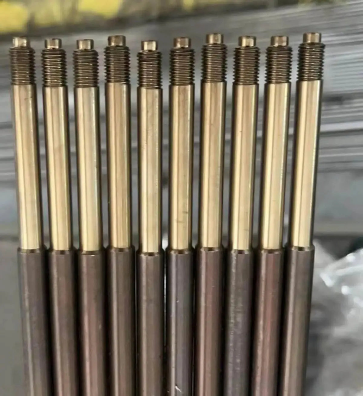 9.5mm Euro Spearfishing 4 Shark Fins M8 or 5/16x24 Threaded Shaft 1 Rest Tab 100cm to 200cm 17-4 Stainless Steel Spear Shaft - Omer Spearfishing factory