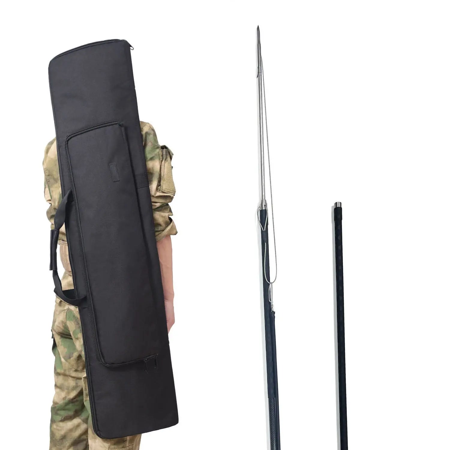 Adjustable Slip Tip Carbon Fiber Pole Spear 6FT 8FT Spearfishing Diving Fishing Gaff Harpoon Tools With Flopper Adjustable Slip Tip Carbon Fiber Pole Spear 6FT 8FT Spearfishing Diving Fishing Gaff Harpoon Tools With Flopper