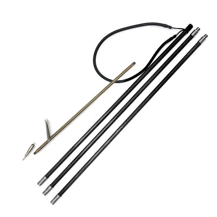 Spearfishing Carbon Fiber Pole Spear 4FT To 18FT Hand Spear Harpoon Steel Tip Ice Fishing Ice Spearing Breaker Drill Tools - Spearfishing factory