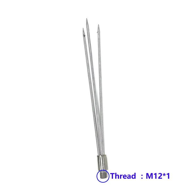 Spearfishing 11" Stainless Steel Pole Spear Tip 3 Prong Head Paralyzer - Spearfishing factory