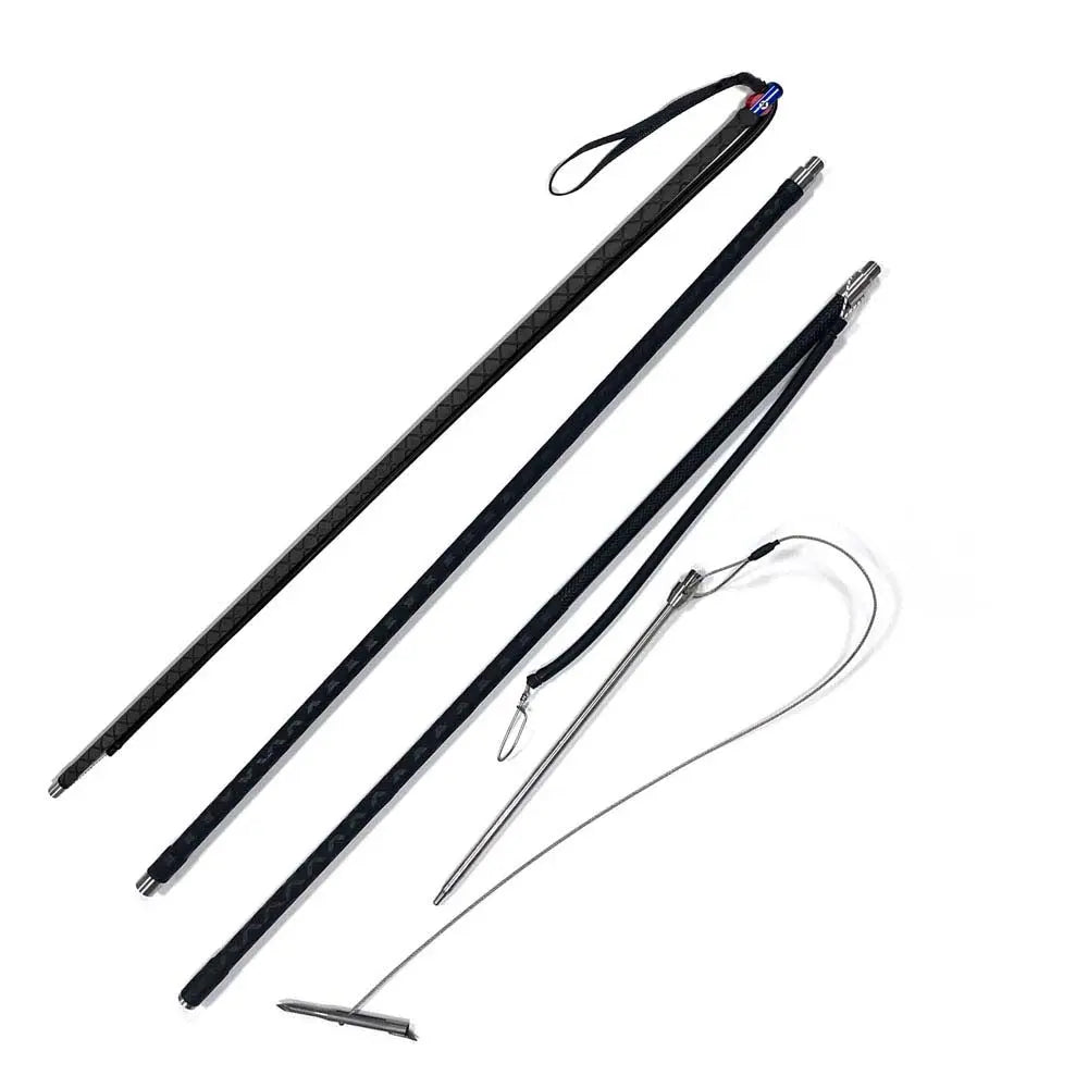 Spearfishing Carbon Fiber Roller Pole Spear 8FT 11FT Hand Spear Hawaiian Sling Polespear With Slip Tips Spearfishing Carbon Fiber Roller Pole Spear 8FT 11FT Hand Spear Hawaiian Sling Polespear With Slip Tips