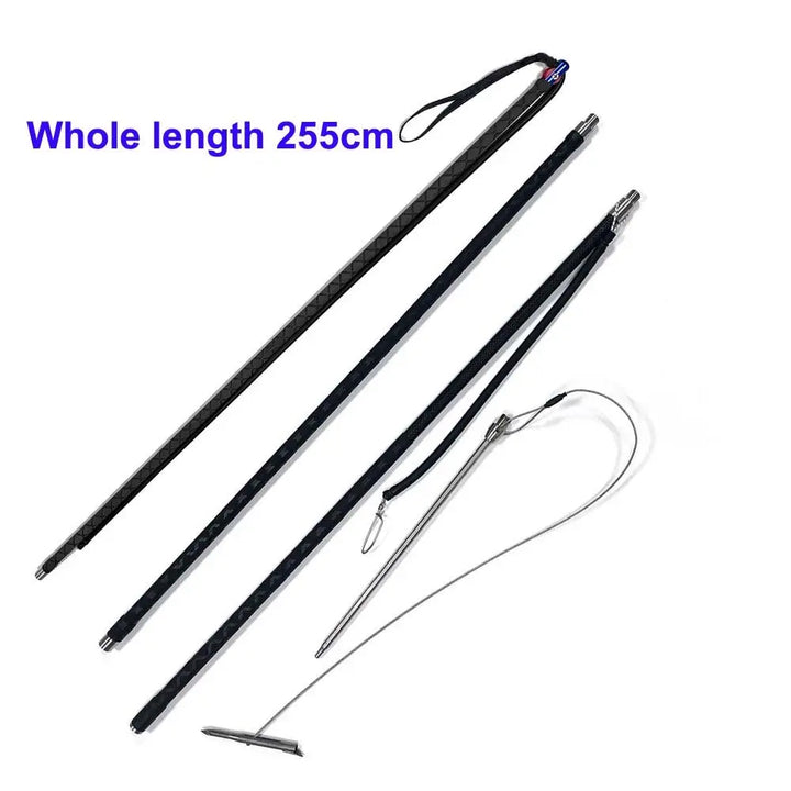 Spearfishing Carbon Fiber Roller Polespear 8FT 11FT Hand Spear Hawaiian Sling Pole Spear With Slip Tips - Spearfishing factory