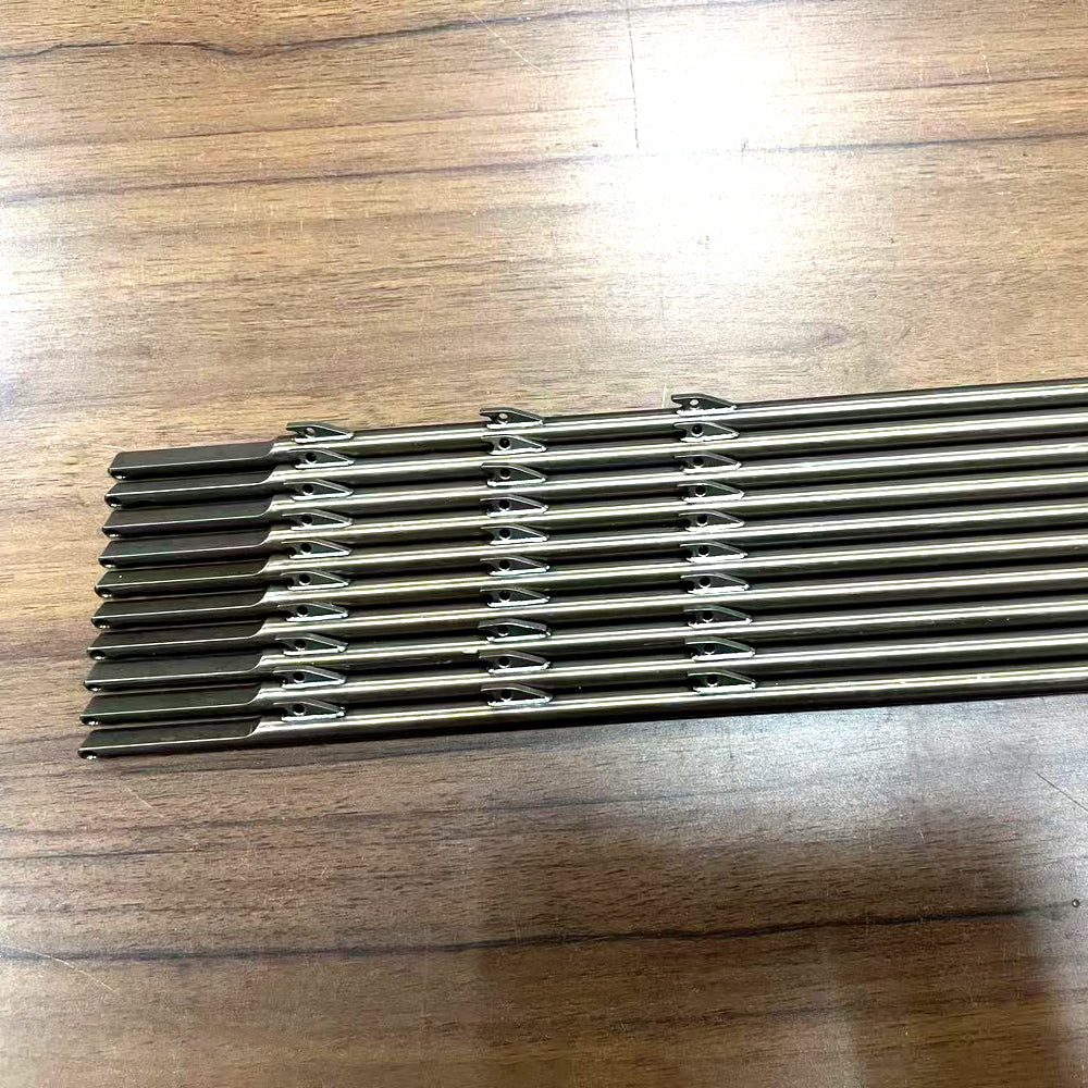10mm OMER Euro Type 17-4 Stainless Steel Spearfishing Shaft With Double Flopper 100cm to 200cm Euro Spear Shaft for Spearfish