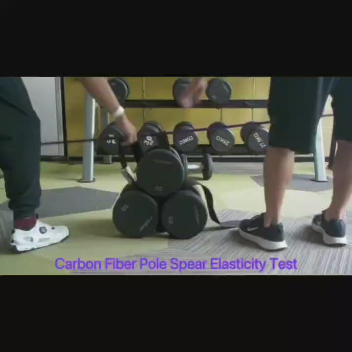 Adjustable Slip Tip Carbon Fiber Pole Spear 6FT 8FT Spearfishing Diving Fishing Gaff Harpoon Tools With Flopper