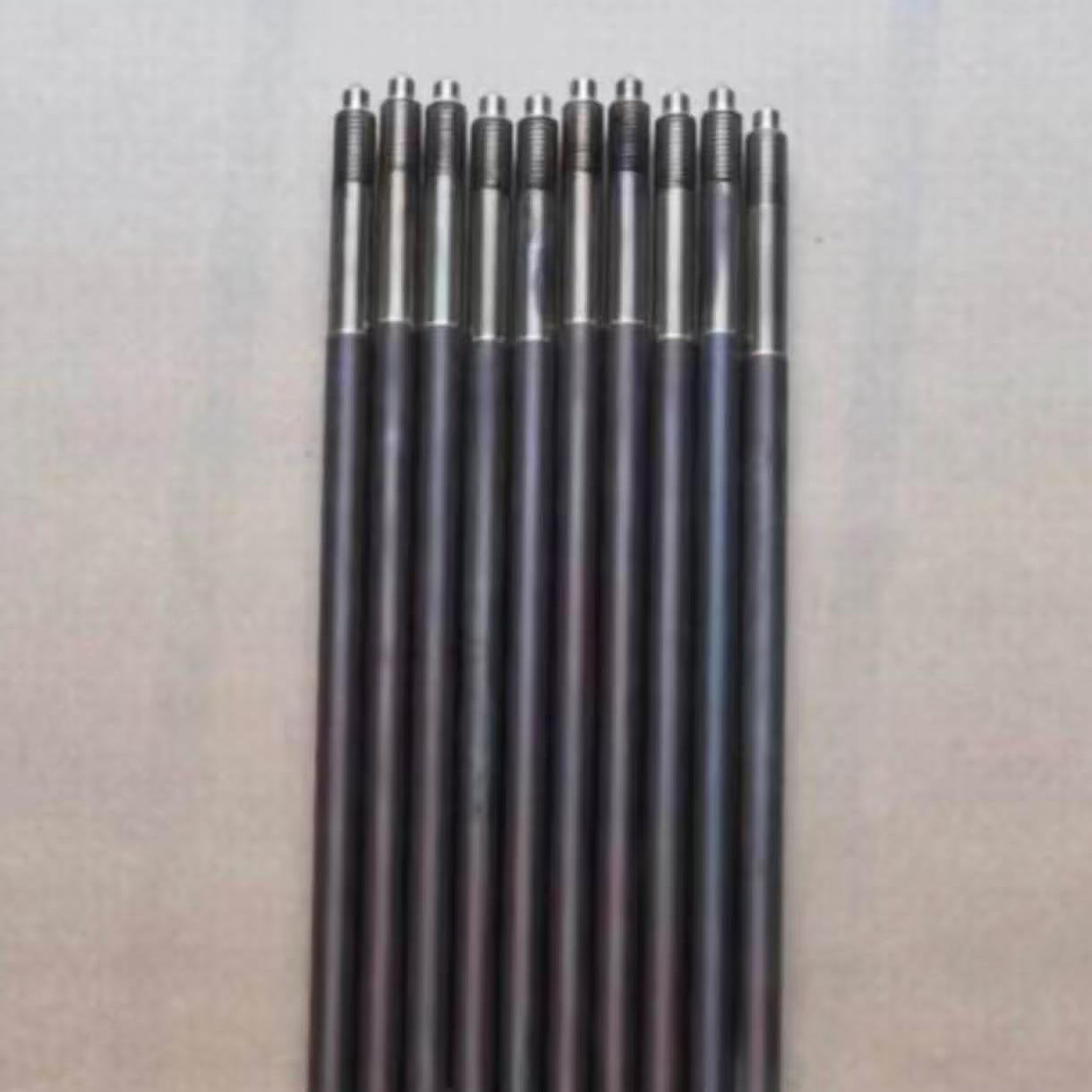 10mm M8 or 5/16x24 Threaded Spearfishing 4 Finned Euro Type Mono Shaft 100cm 200cm 17-4 Stainless Steel Pesca Shaft