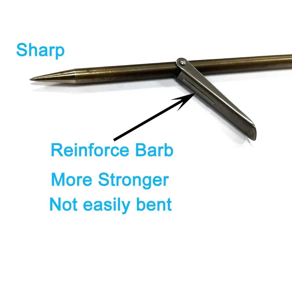 Travel Pole Spear 260/350cm Carbon Harpoon Pole Spear Hand Fishing Fork Gig Adjustable with Stainless Steel Tip - Omer Spearfishing factory