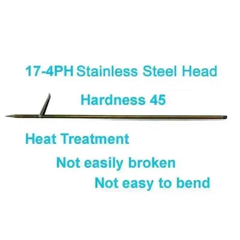 Travel Pole Spear 260/350cm Carbon Harpoon Pole Spear Hand Fishing Fork Gig Adjustable with Stainless Steel Tip - Omer Spearfishing factory